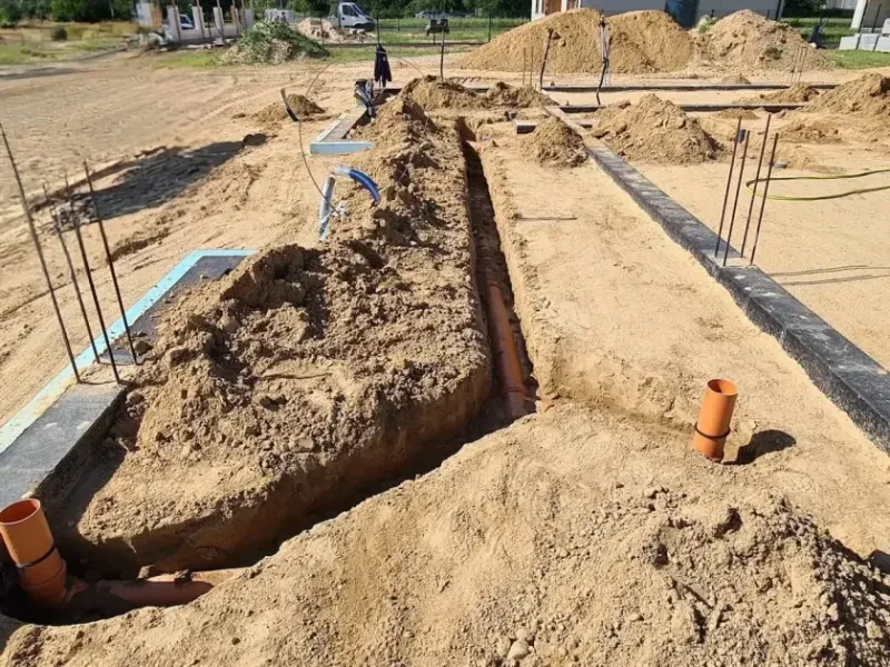 Instalacja sanitarna na budowie